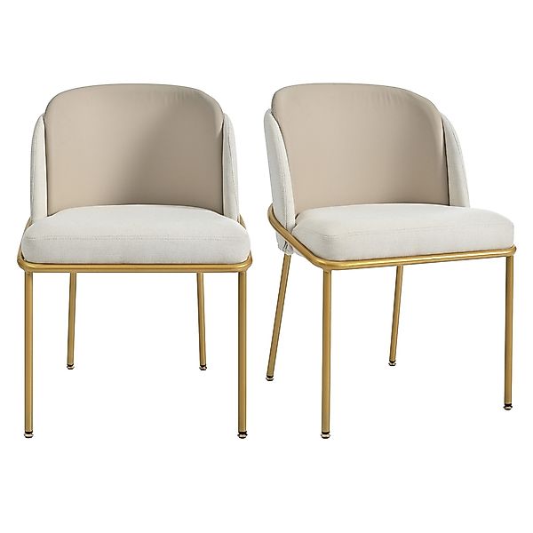 MODFU Esszimmerstuhl Küchenstuhl,Loungesessel,Kosmetikstuhl (2 St Modern günstig online kaufen