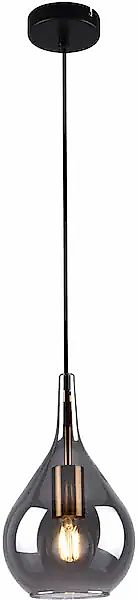 näve Pendelleuchte »Gota« E27 1 Stk. Rauchglas D: 20cm, exkl. 1x E27, H: 15 günstig online kaufen