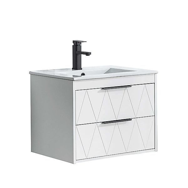 UEV Waschtisch mit Unterschrank, Waschbeckenunterschrank 60cm/75cm/90cm günstig online kaufen
