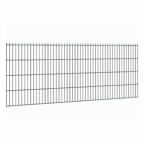 Doppelstabmattenzaun Stärke 6/5/6 Grün 83 x 251 cm günstig online kaufen