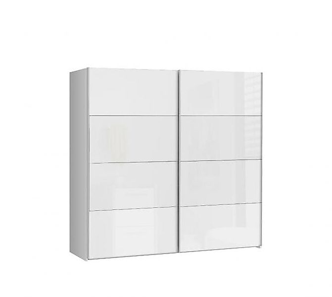Schwebetürenschrank ca. 220 cm breit Starlet Plus von Forte Weiss Hgl günstig online kaufen
