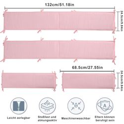 Refined Living Bettnestchen Bettumrandung 4-tlg für günstig online kaufen