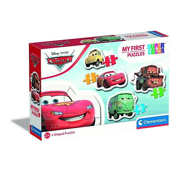 Clementoni® Puzzle CLEMENTONI Mein erstes Puzzle Autos 4in1 (3,6,9,12 Teile günstig online kaufen