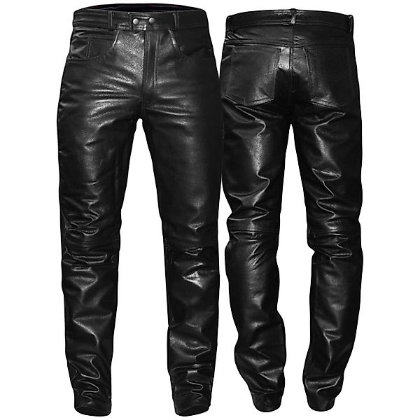German Wear Motorradhose GW870 Black Lederjeans günstig online kaufen