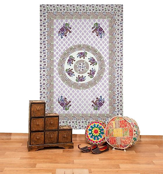 KUNST UND MAGIE Wandteppich Tagesdecke Wandbehang günstig online kaufen
