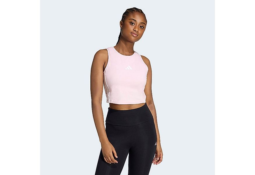 adidas Sportswear Tanktop ESSENTIALS 3-STREIFEN GEPOLSTERTES günstig online kaufen
