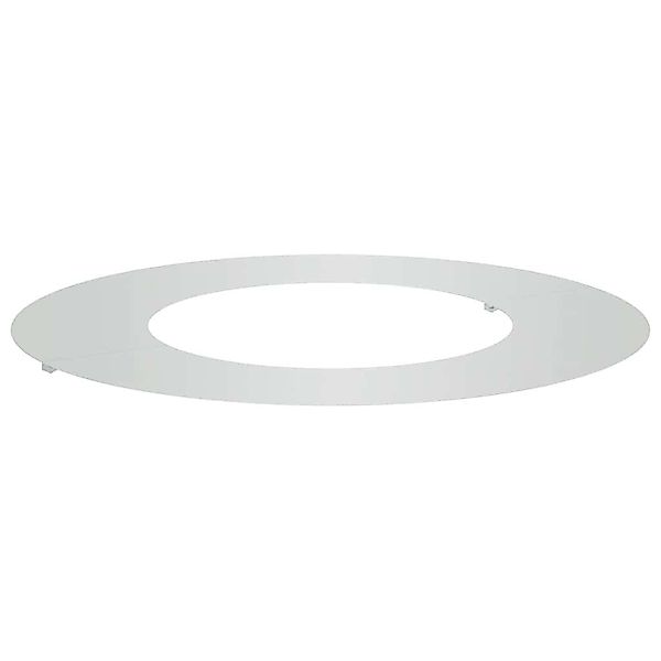 vidaXL Blumentopf Flacher Baumring Silber Ø40 günstig online kaufen
