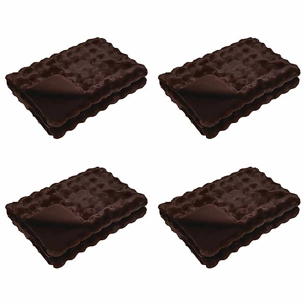 vidaXL Kunstfell Kaninchenfell Decke 4 Stk Kamel 150 x 220 cm 42021798 günstig online kaufen