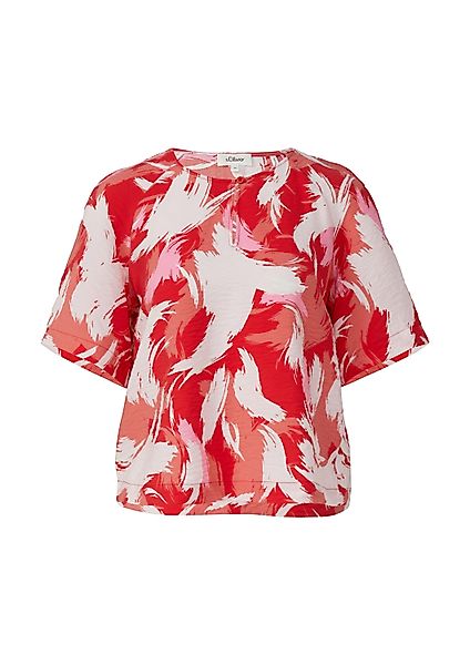 s.Oliver Kurzarmbluse Bluse (1-tlg) günstig online kaufen