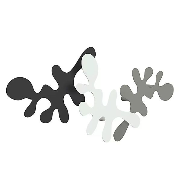 FROST - Camouflage Wandhaken 3er Set - schwarz/dunkelgrau/weiß/Stahl gebürs günstig online kaufen