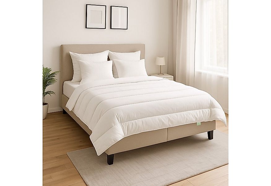 Dreamstar Microfaserbettdecke + Kopfkissen Eco, Bettdecke 135x200 oder 155x günstig online kaufen