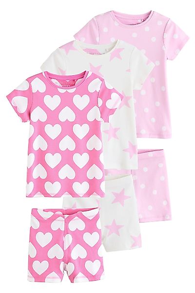 Next Pyjama Kurzer Pyjama 100 % Baumwolle, günstig online kaufen