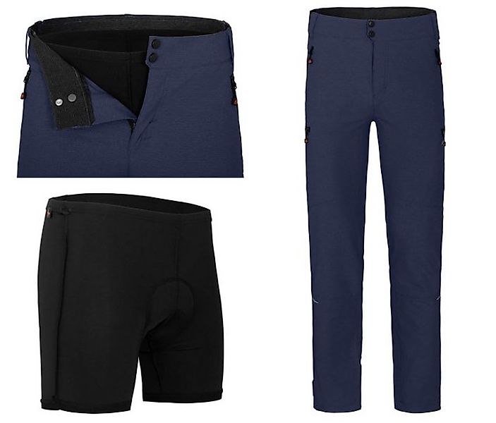 Fahrradhose PORVOO (mit gepolsterter Innenhose) Herren Radhose, robust, ela günstig online kaufen