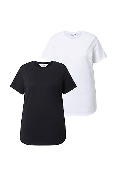 Studio Untold Longshirt T-shirt Rundhals Halbarm günstig online kaufen