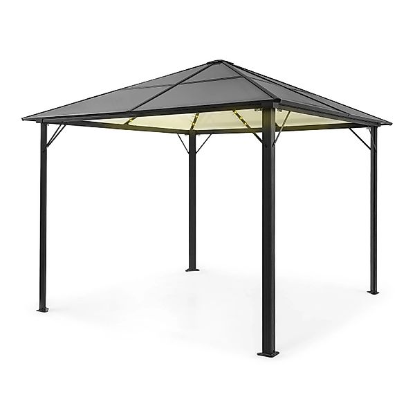 Blumfeldt Pantheon Solid Sky Ambient Solar Pavillon mit Grauem Dach 3x3 m P günstig online kaufen