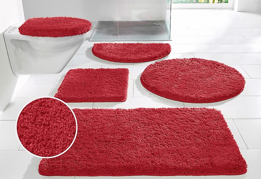 my home "Sanremo, Badvorleger, Badezimmer Teppich, sehr weich" Höhe 30 mm r günstig online kaufen