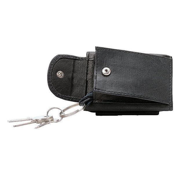 Geldbörse Mini Geldbörse mit Schlüsselring - Nappa Leder (1-tlg) günstig online kaufen