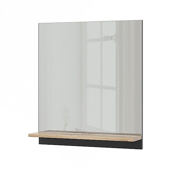 Vicco Badspiegel Marelle, Anthrazit/Artisan-Eiche, 60 x günstig online kaufen