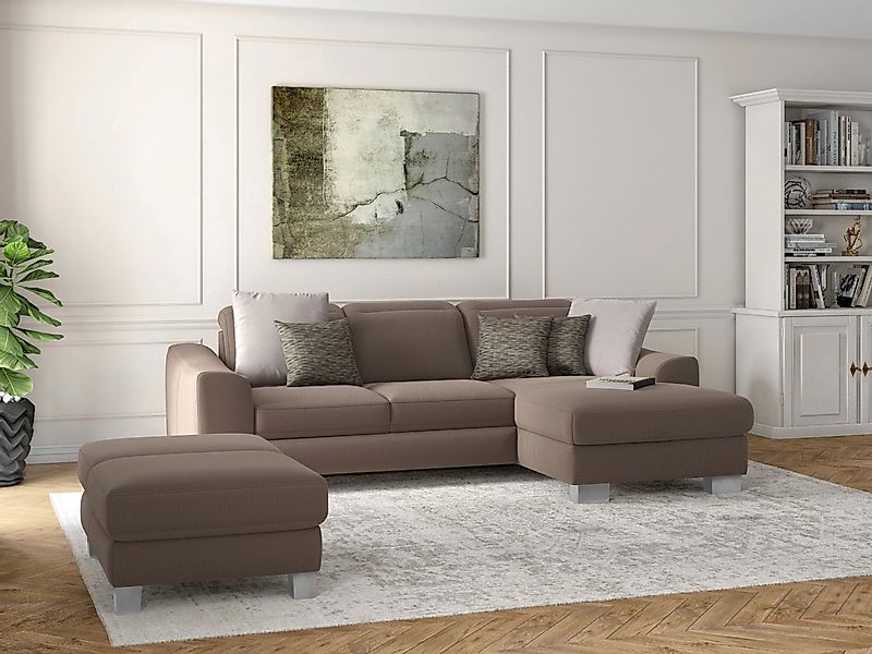 sit&more Ecksofa Dundee L-Form, mit Federkern günstig online kaufen