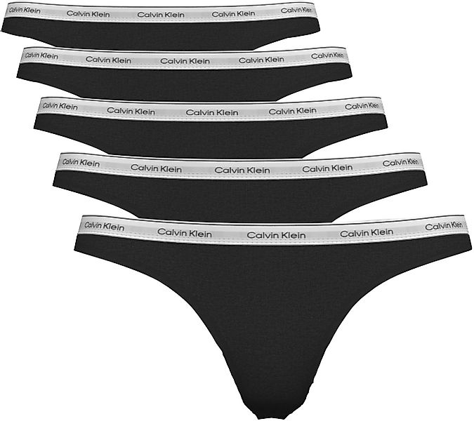 Calvin Klein Underwear Tanga THONG 5 PK (Packung) Körpernahe Passform günstig online kaufen