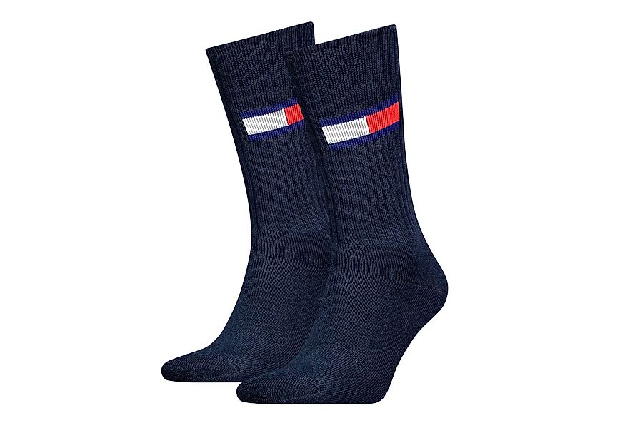 Tommy Hilfiger Socken TH UNI TJ SOCK 2P FLAG (2-Paar, 2 Paar) mit großem Lo günstig online kaufen