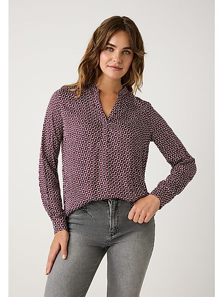 MORE&MORE Langarmbluse Schlupfbluse, lockere Form, langarm günstig online kaufen