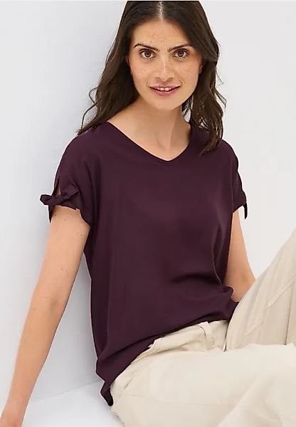 Blusenshirt in Unifarbe günstig online kaufen