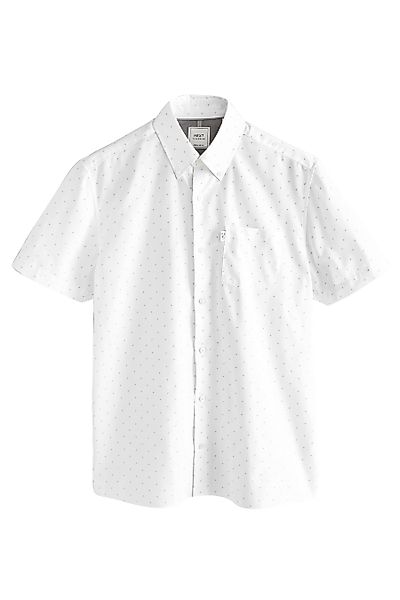 Next Businesshemd Oxford-Kurzarmhemd mit Print (1-tlg) günstig online kaufen