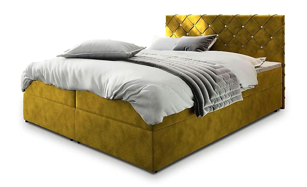 MASSENO Boxbett mit Bettkasten Riva ¦ gelb ¦ Maße (cm): B: 160 H: 98 Betten günstig online kaufen