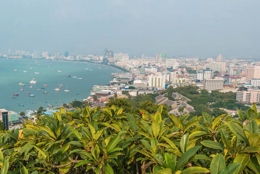 queence Acrylglasbild »Stadt am Meer« Elemente der Architektur   Gebäude günstig online kaufen