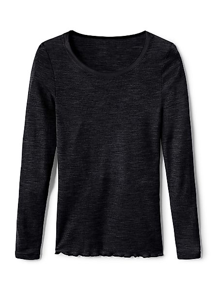 CALIDA Langarmshirt "True Confidence" Rundhals, Feinripp, atmungsaktiv, Wel günstig online kaufen