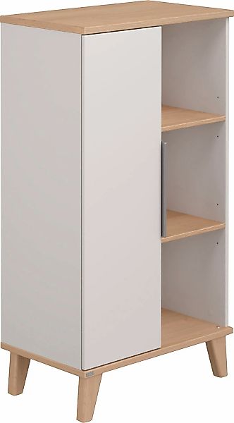 PAIDI Standregal "FIENE in Grau mit Tür und 6 Fächern, 66x120x40cm" stabile günstig online kaufen