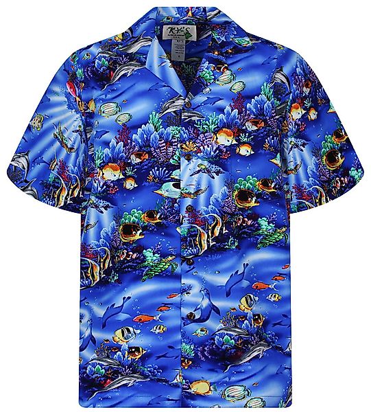 KY's Hawaiihemd Aquarium Original Hawaiihemd mit günstig online kaufen