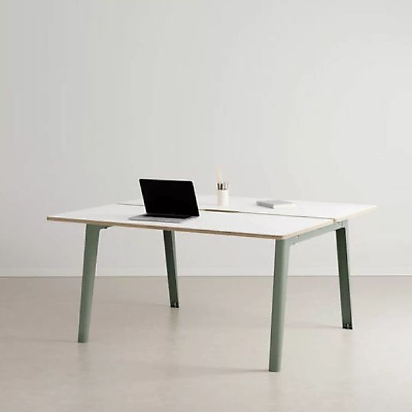 Open Space Schreibtisch New Modern plastikmaterial grau / 2 Plätze XL - 150 günstig online kaufen