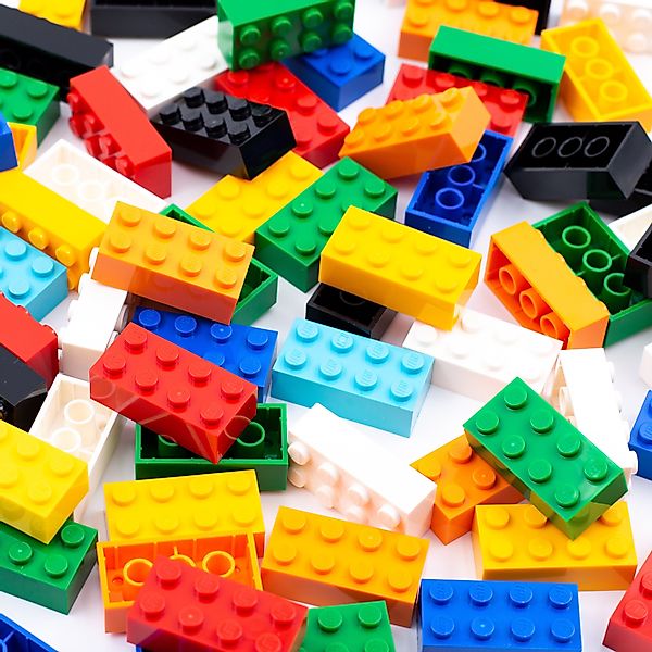 LEGO® bunt gemischte 2x4 Steine Spielbausteine günstig online kaufen