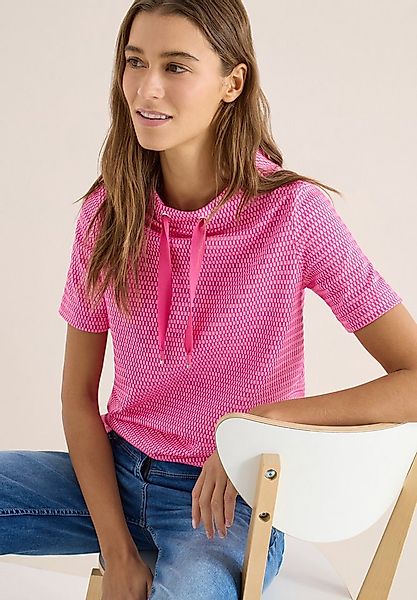 CECIL Kurzarmshirt in Two-Tone-Optik günstig online kaufen