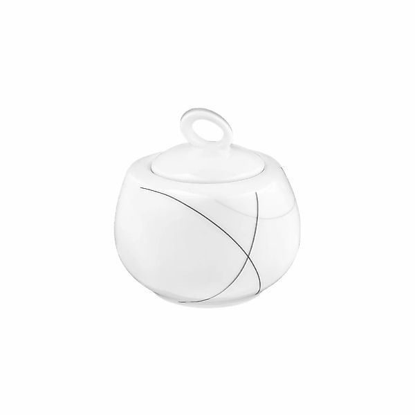 Seltmann Weiden Zuckerstreuer "Zuckerdose Trio Highline 0,24 l weiß-grau" günstig online kaufen