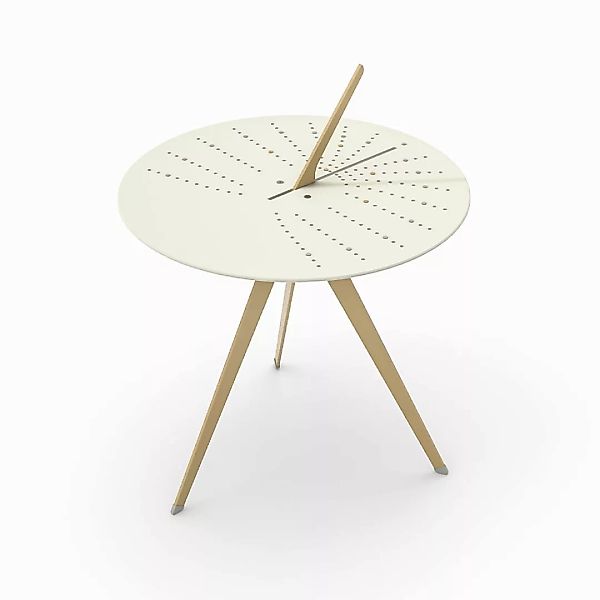 Sundial Table - Sonnenuhr und Tisch Sandgelb RAL 1002 günstig online kaufen