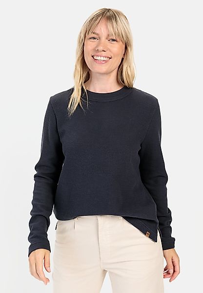 camel active Sweatshirt mit Waffelmuster Langarm günstig online kaufen
