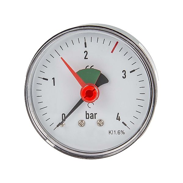 tecuro Heizkörper Heizungsmanometer 0-4 bar, Ø günstig online kaufen