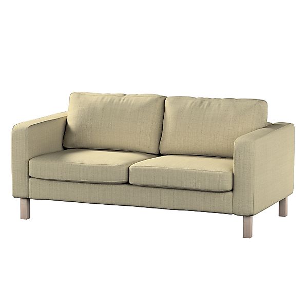 Bezug für Karlstad 2-Sitzer Sofa nicht ausklappbar, beige-creme, Sofahusse, günstig online kaufen