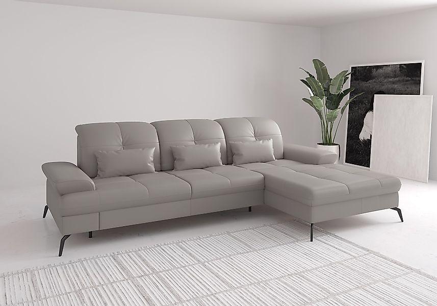 sit&more Ecksofa "Amica, L-Form, inkl. Sitztiefenverstellung & Armteilverst günstig online kaufen