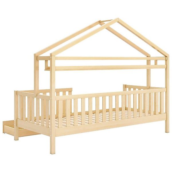 HAUSS SPOLE Kinderbett Hausbett Kinderbett Einzelbett Bettrahmen Holzbett ( günstig online kaufen