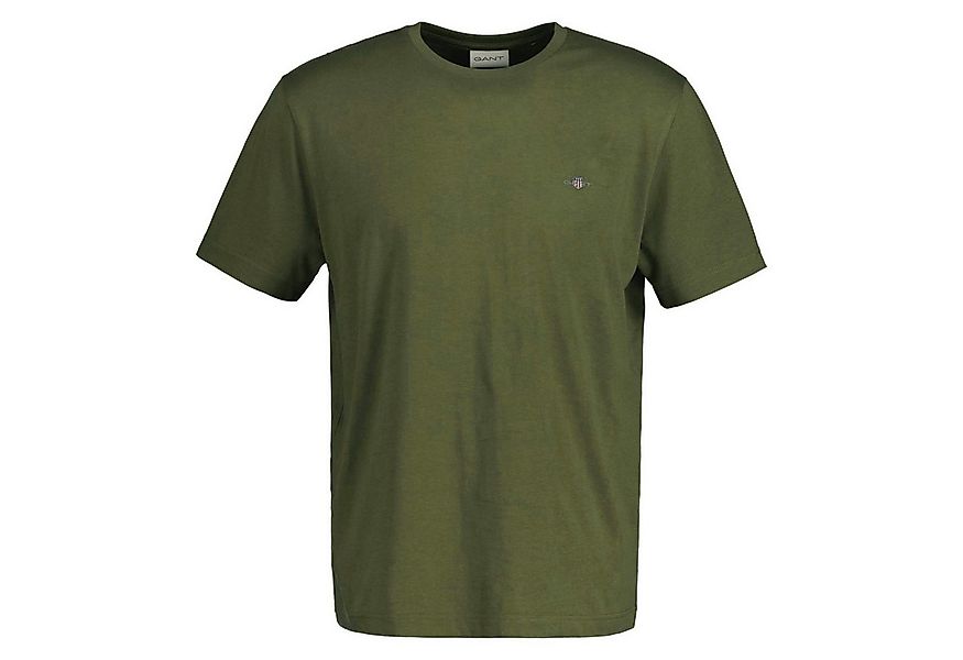 Gant T-Shirt Herren T-Shirt 1er Pack Baumwolle Reg Shield (Packung, 1er Pac günstig online kaufen