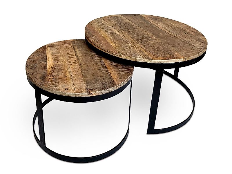 Amagohome Couchtisch Couchtisch 2er Set rund günstig online kaufen