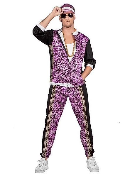 Metamorph Kostüm 80er Trainingsanzug Purple Panther für Männer, Mach dem gu günstig online kaufen