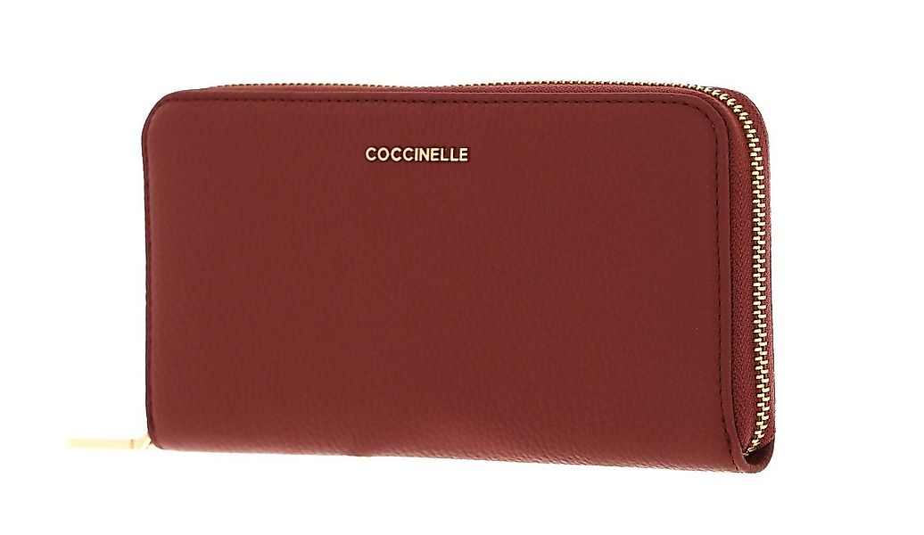 COCCINELLE Geldbörse Metallic Soft, aus echtem günstig online kaufen