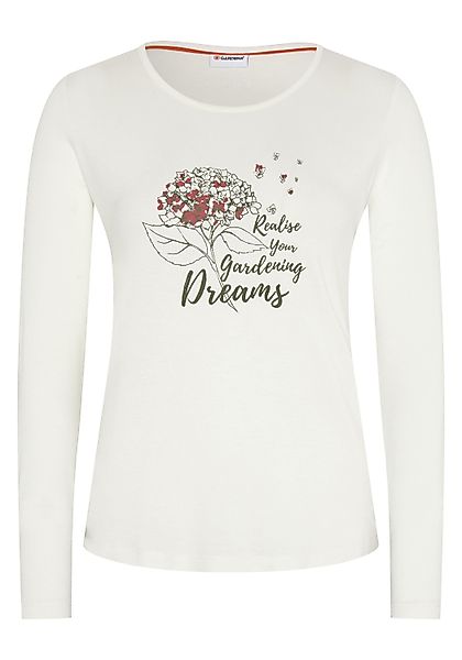 GARDENA T-Shirt mit Blumen-Motiv vorne (1, günstig online kaufen