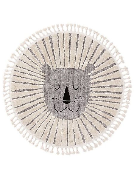 benuta Kinderteppich Momo, rund, Höhe: 11 mm, Kunstfaser, Berber, Ethno-Sty günstig online kaufen