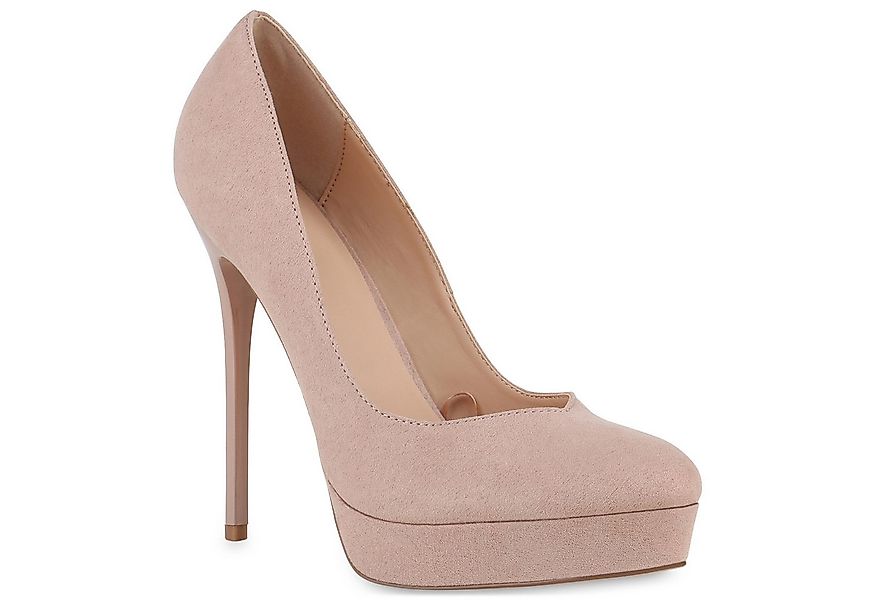 VAN HILL 840709 High-Heel-Pumps Damen High Heels Pumps Stiletto Plateau Vor günstig online kaufen